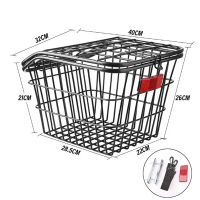 Велосипедная корзина-багажник с крышкой BikeBox-5