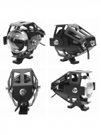 Прожектор BSD U5 с IP67 на мотоцикл, квадроцикл, снегоход черные, 2 шт